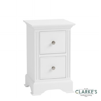 Eva White Collection Bedside Locker