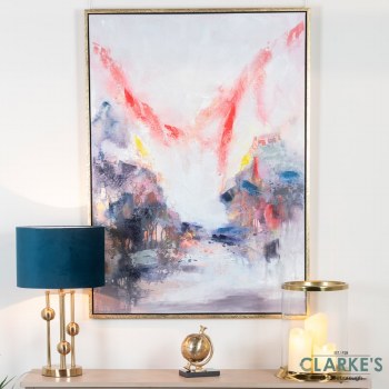 Evening Sky Hand Painted Canvas