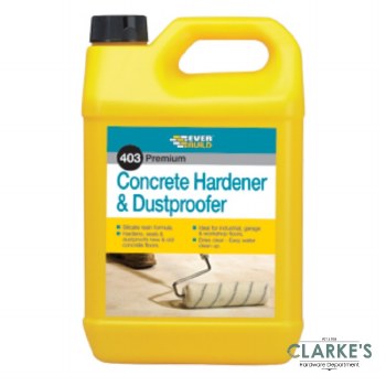 Everbuild 403 Premium Concrete Hardener & Dustproofer 5 Litre