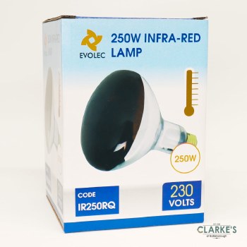 Evolec E27 Infra-Red Bulb 250W