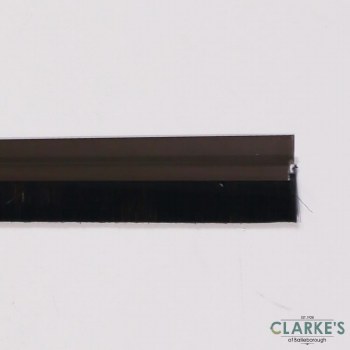 Exitex PVC Door Brush Strip Brown