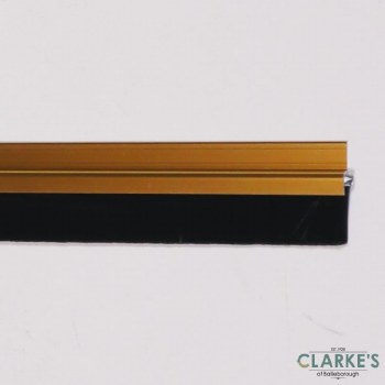 Exitex Aluminium Door Brush Strip Gold