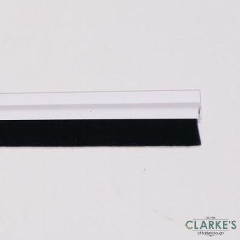 Exitex PVC Door Brush Strip White