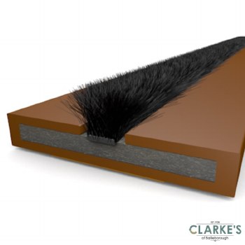 ExiFire Intumescent Door Fire and Smoke Seal Brown