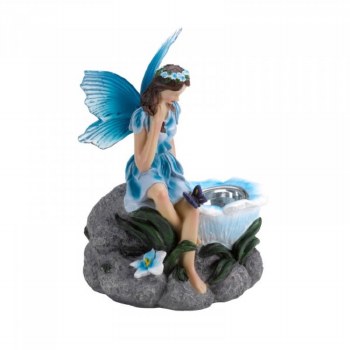 Solar Garden Fairy Spot Light Blue