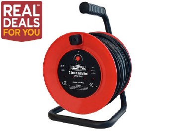 Faithfull 20M Cable Reel