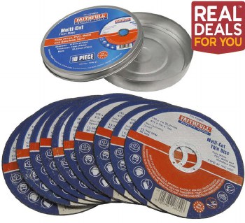 Faithfull Multi-Cut Discs 10 Pieces