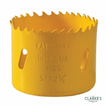 Faithfull Bi-Metal Cobalt Holesaw 57mm
