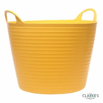 Faithfull Heavy Duty Flex Tub Yellow 42 Litre