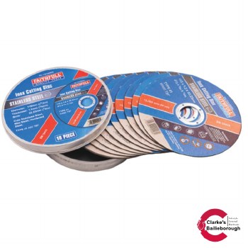 Faithfull 115mm Inox Discs