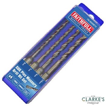 Faithfull SDS Plus Drill Bit Set