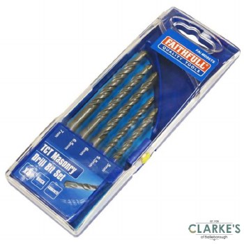 Faithfull TCT Drill Bit Set