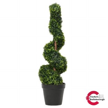 Faux Twisted Topiary Tree 70cm