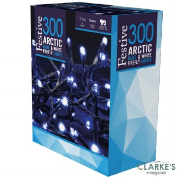 300 LED Firefly Lights - Arctic Blue 7.7 Meter