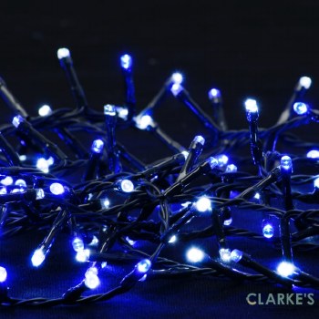 300 LED Firefly Christmas Lights - Arctic Blue