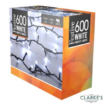 600 LED FireFly Christmas Lights Cool White