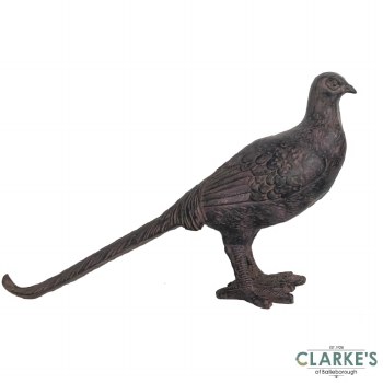 Festive Pheasant Antique Effect Christmas Decoration 31cm
