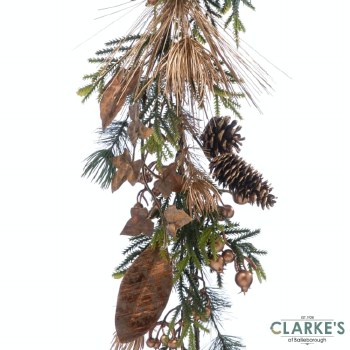 Copper and Ivy Decorative Christmas Garland 155cm