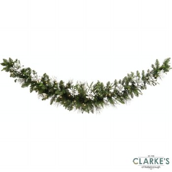 In Lit Christmas Swag 180cm