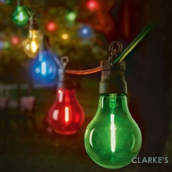 LED Festoon Connectable Garden Lights Multi Colour