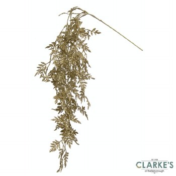 Champagne Gold Hanging Christmas Foliage 82cm
