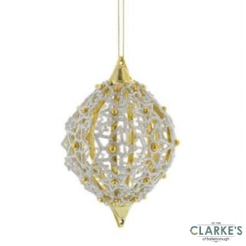 Filigree Christmas Tree Decoration 8cm