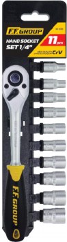 F.F. Group 11 Pieces Socket Set