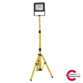 F.F Group LED Floodlight with Tripod 50w