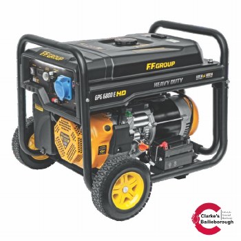 F.F. Group Petrol Generator GPG 6800E 6.8KVA