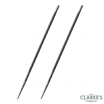 F.F Group Round Chainsaw Files 4.8mm Pack of 2