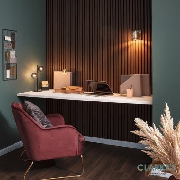 FibroTech Acoustic Wall Panel Smoked Oak