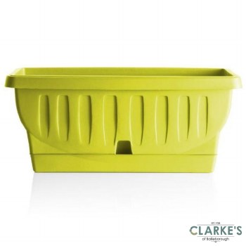 Natura Planter Pot with Water Reservoir Mustard 40cm