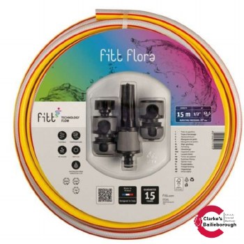 Fitt Flora 15m Garden Hose Starter Kit