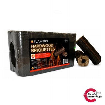 Flamers Hardwood Briquettes 12 Pack