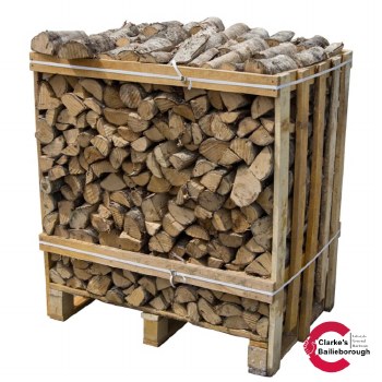 Kiln-Dried Hardwood Logs 1m3 Crate - Premium Firewood