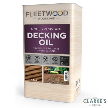 Fleetwood Decking Oil Cedar 5 Litre