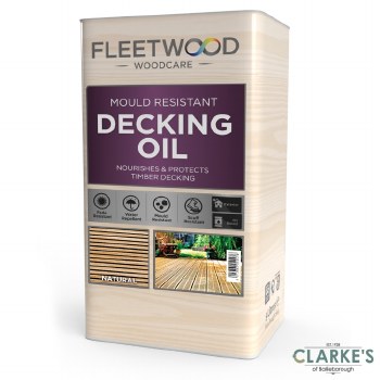 Fleetwood Decking Oil Natural 5 Litre