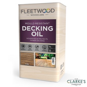 Fleetwood Decking Oil Oak 5 Litre