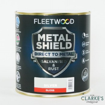 Fleetwood Metal Shield Paint 2.5 L Silver Gloss