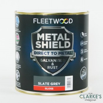 Fleetwood Metal Shield Paint 1 L Slate Grey Gloss