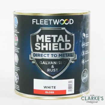Fleetwood Metal Shield Paint 1 L White Gloss