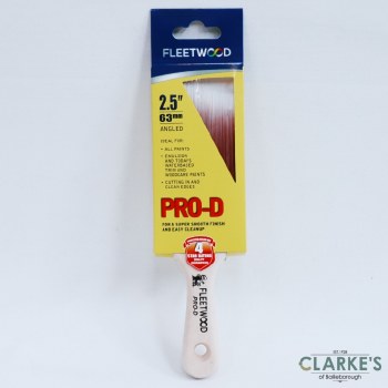 Fleetwood PRO-D Angled Paint Brush 63mm