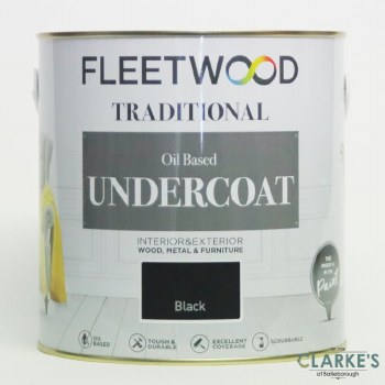Fleetwood Traditional Undercoat Black 2.5 Litre