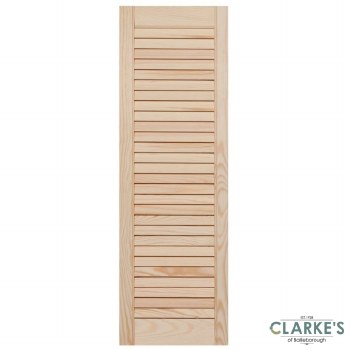 Louver Door Pine 110 x 29.4 cm