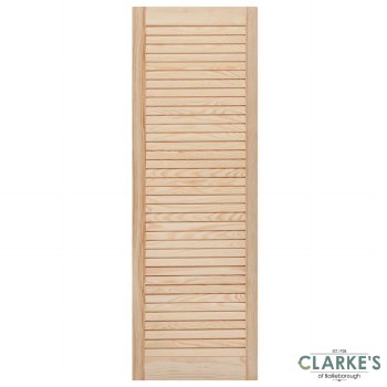 Louver Door Pine 110 x 39.4 cm