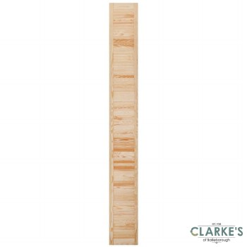 Louver Door Pine 242.2 x 29.4 cm