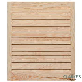 Louver Door Pine 60.6 x 49.4 cm