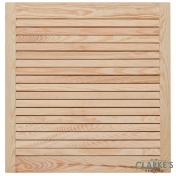 Louver Door Pine 60.6 x 59.4 cm