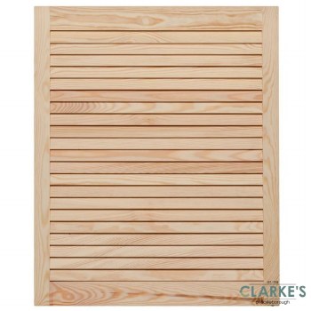 Louver Door Pine 72 x 59.4 cm