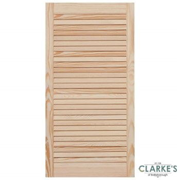 Louver Door Pine 99.3 x 49.4 cm